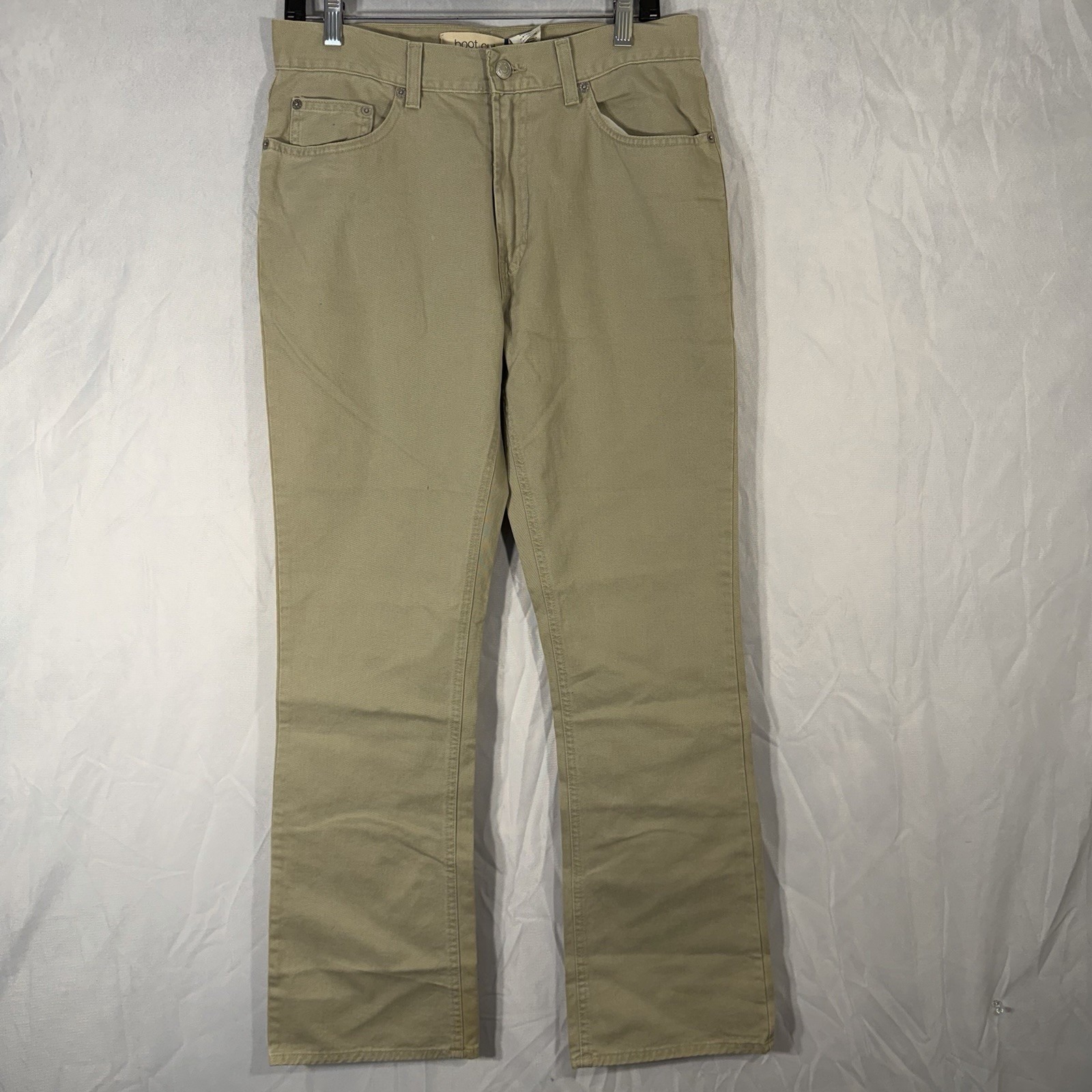 Gap Bootcut Jeans Beige Denim Pants Women's Size 10 Cotton Jeans (32x30)